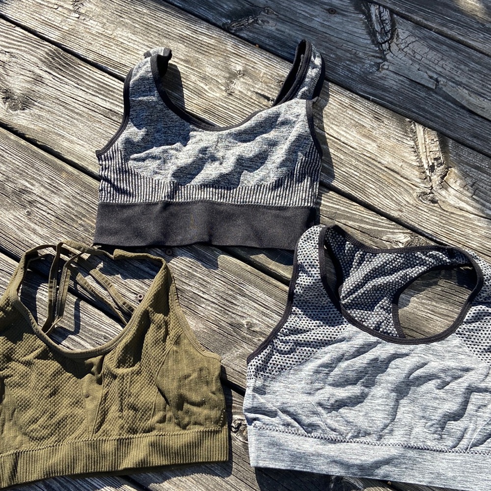 3 sports bras